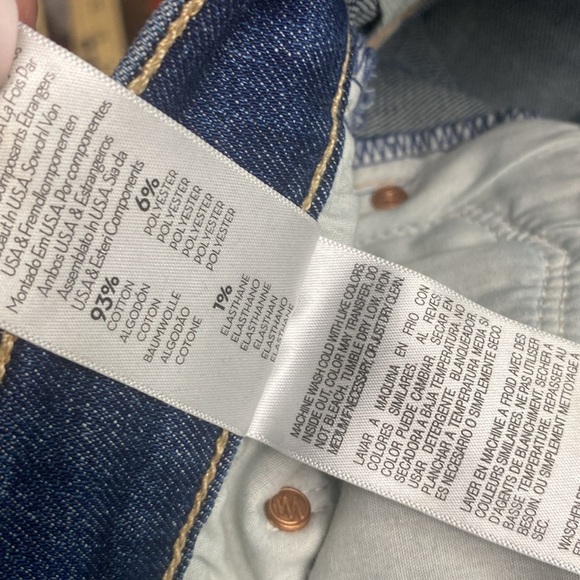 MOTHER INSIDER CROP STEP FRAY IN GIRL CRUSH HI WAISTED ANKLE BOOTCUT RAW HEM - Picture 15 of 15